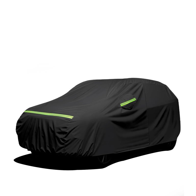 Favoto 6-Layers SUV Car Cover - Waterproof All Weather for Automobiles  Heavy Duty Outdoor Dust Rain Sun Protection Snowproof Car Tarp 4 Windproof Straps  Universal Fit for SUV (170-181 inch) - Image 1
